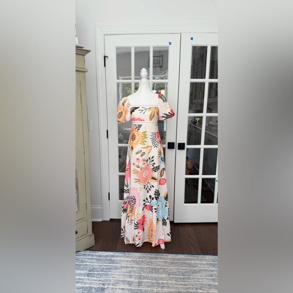 Floral Print Maxi Dress